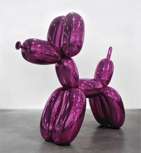 Balloon Dog (Magenta).1994-2000. © Jeff Koons